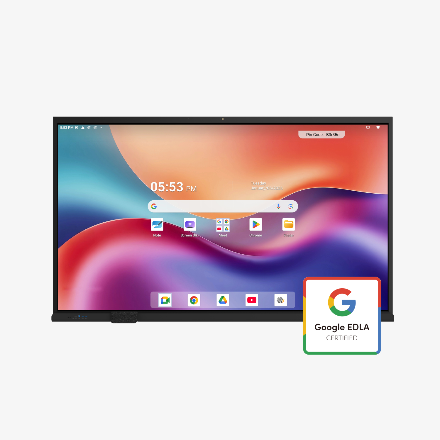 Innex Meeting Hub EU Plus Series Google EDLA-Certified Interactive Display