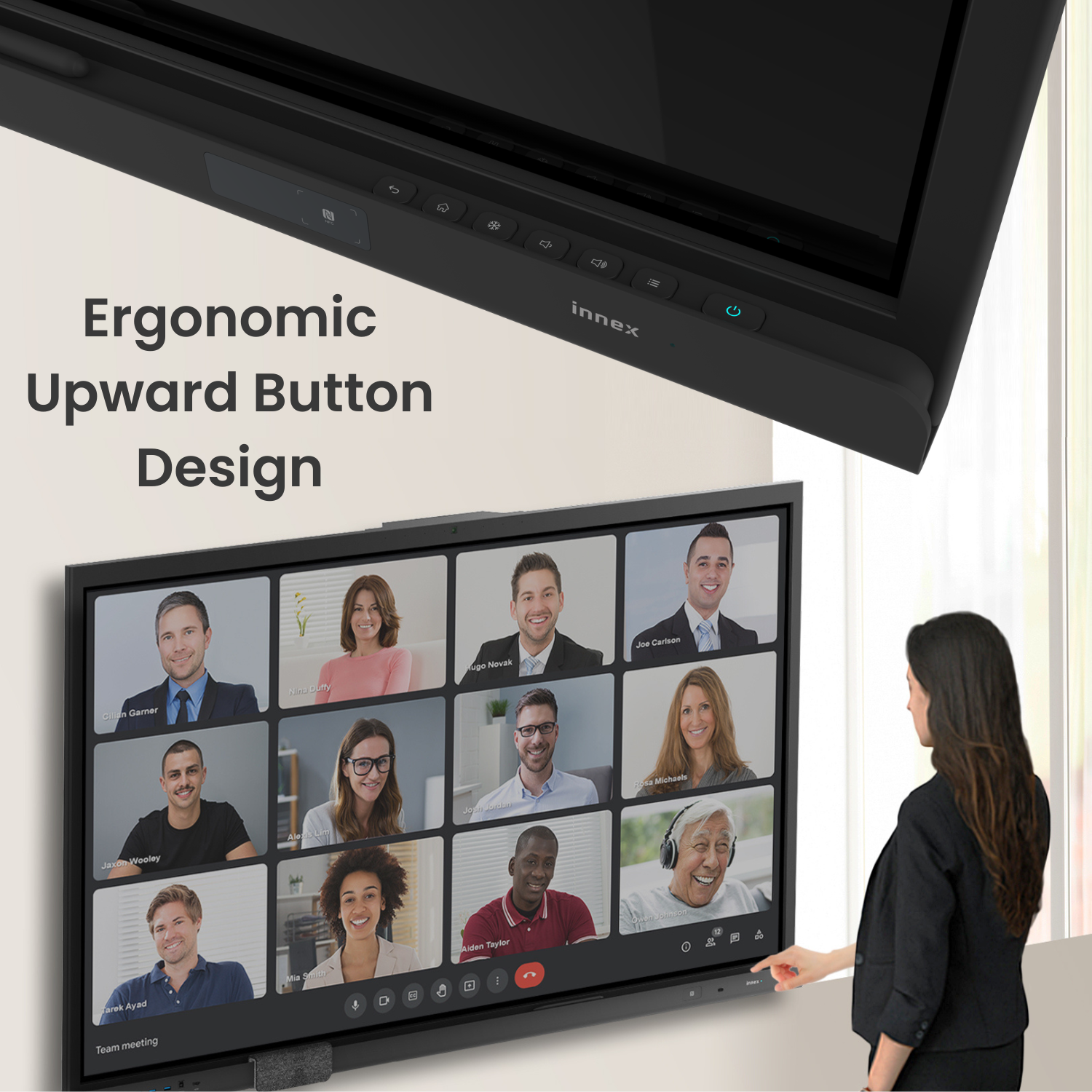 Innex Meeting Hub EU Plus Series Google EDLA-Certified Interactive Display