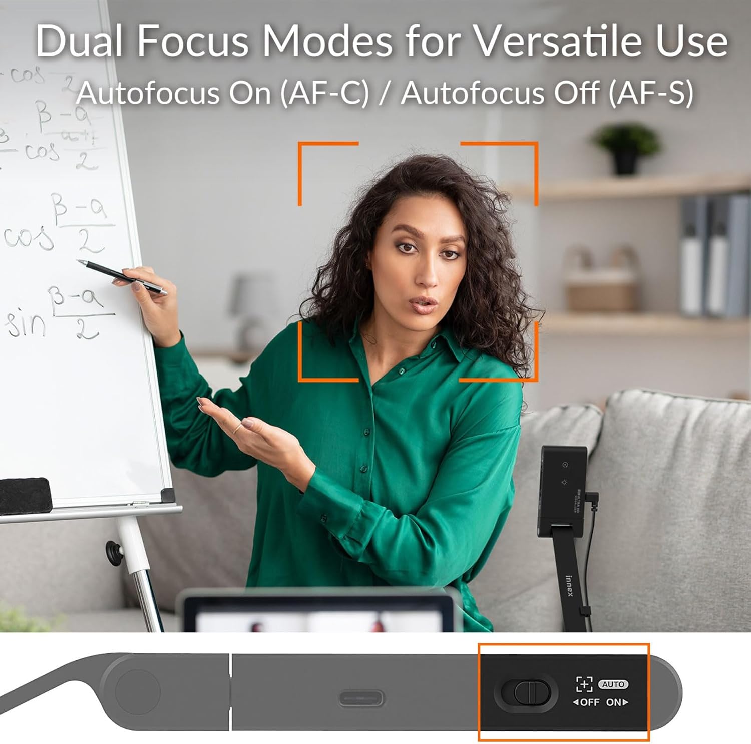 Innex DC500 Foldable 4K Document Camera | Live Sharing – Innex