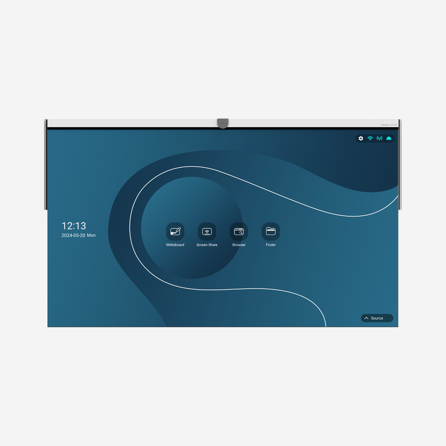 Innex Meeting Hub CM Series All-in-One Mobile Interactive Display (Cart Included)