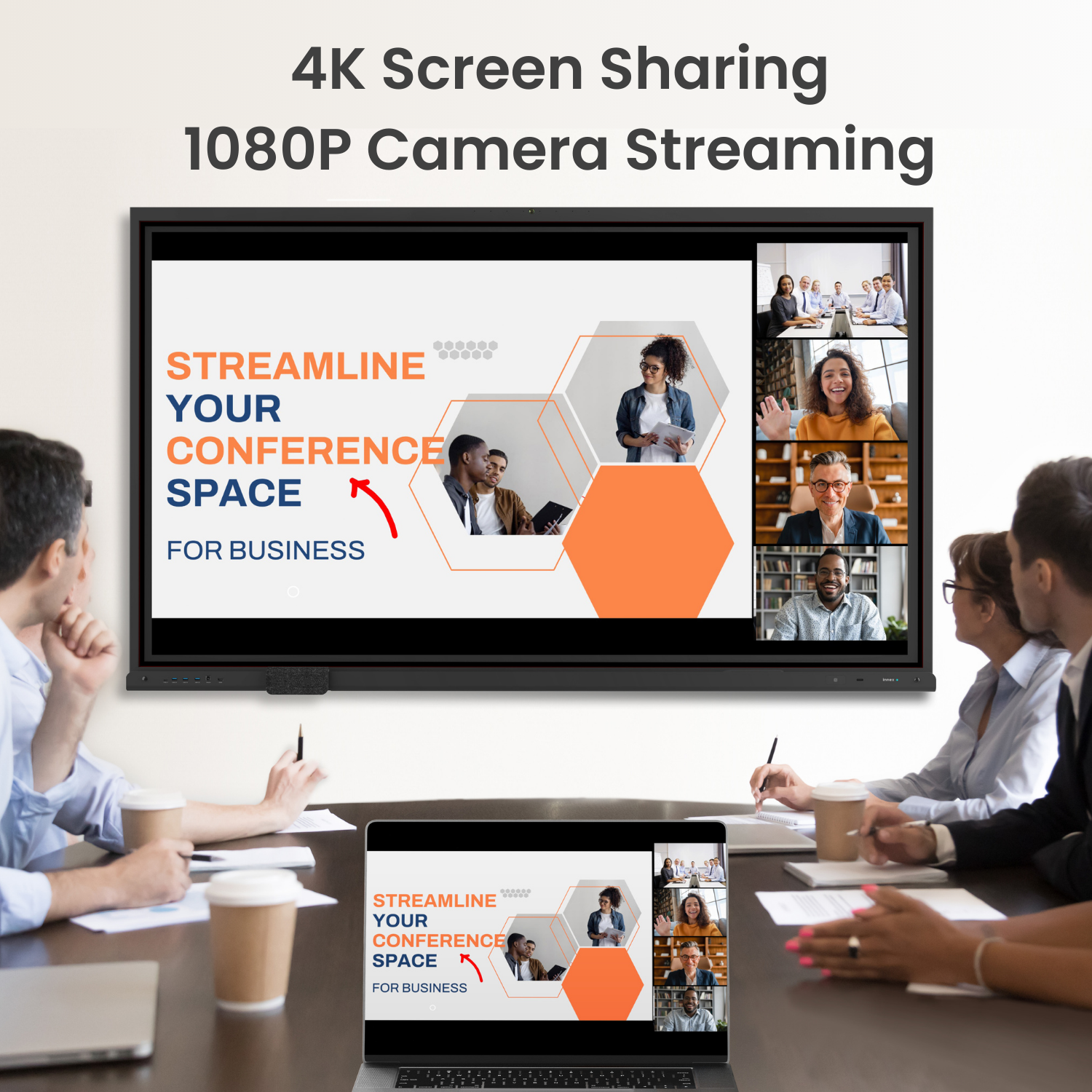 Innex Meeting Hub EU Series Google EDLA-Certified Interactive Display