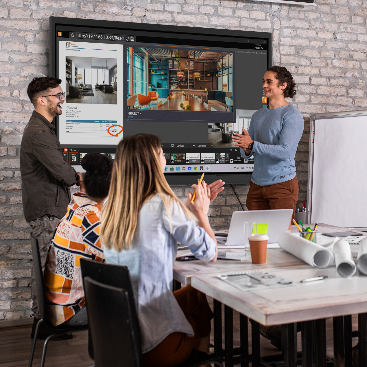 Innex Meeting Hub EU Series Google EDLA-Certified Interactive Display